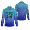 Maxcorners Weekend Hooker Blue Purple Fishing UPF Shirts, Long Sleeve Sun Shirt, Gift For Fisherman