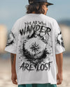 Maxcorners Not All Who Wander Are Lost Compass All Over Print LM1501