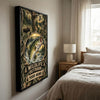 Maxcorners Bass Fishing Mountain Wilderness Wildlife Personalized Canvas Wall Art
