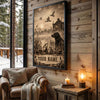 Maxcorners Duck Hunting Mallard Night Hunter Personalized Canvas Wall Art