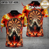 Maxcorners Darts Hellbound Darts Apocalypse Multicolor Customized Name, Team Name 3D Shirts