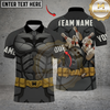 Maxcorners Bowling Superhero Dark Knight Tactical Armor Strike Personalized Name 3D Unisex Shirt