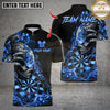 Maxcorners Darts Flaming Skull Dart Design Multicolor Customized Name, Team Name 3D Shirts