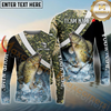 Maxcorners Fishing Skin Water Custom Name & Team Name 3D Shirts