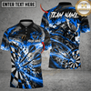 Maxcorners Darts Wolf Skull & Explosive Dartboard Graphic Multicolor Customized Name, Team Name 3D Shirts