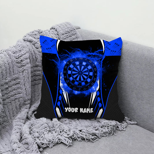Maxcorners Darts Lightning Energy Target Multicolor Customized Name 3D Pillow