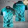 Maxcorners Bowling Golden Strike Ball & Pins Explosion Multicolor Customized Name, Team Name 3D Shirts