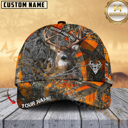 Maxcorners Forest Camo Deer Hunting Cap Multicolor Personalized Cap (6 color)