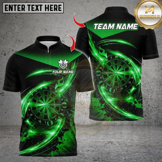 Maxcorners Lightning Darts Multicolor Customized Name, Team Name 3D Shirts