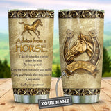 Maxcorners Majestic Equine Personalized Name Tumbler