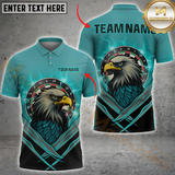 Maxcorners Darts Thunder Eye Eagle Personalized Name 3D Unisex Shirt