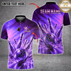 Maxcorners Bowling Golden Strike Ball & Pins Explosion Multicolor Customized Name, Team Name 3D Shirts