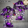 Maxcorners Bunny Bowling With Angry Pins Multicolor Customized Name, Team Name 3D Shirts
