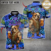 Maxcorners Bowling Bulldog Graffiti Design Multicolor Customized Name, Team Name 3D Shirts
