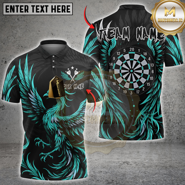 Maxcorners Phoenix Wing Darts Jersey Multicolor Customized Name, Team Name 3D Shirts