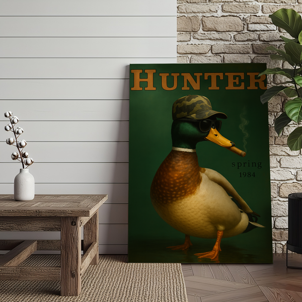 Maxcorners Duck Hunter Magazine 3D Wrapped Canvas