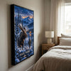 Maxcorners Wildlife Hunting Moose Bear Turkey Sunset Personalized Canvas Wall Art
