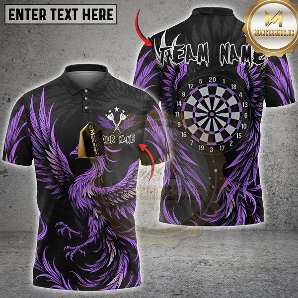 Maxcorners Phoenix Wing Darts Jersey Multicolor Customized Name, Team Name 3D Shirts