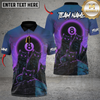 Maxcorners Billiard Blood Moon Cat Pack Multicolor Customized Name, Team Name 3D Shirts