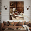 Maxcorners Mallard Bath Canvas - Rustic Wildlife Bathroom Decor