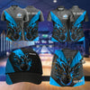 Maxcorners Bowling Flaming Bowling Ball Strike Design Personalized Team Sportswear Set - Polo Shirt, Cap & Skorts