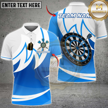 Maxcorners Darts Modern Style Dartboard Multicolor Customized Name, Team Name 3D Shirts
