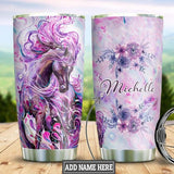 Maxcorners Gallop of Freedom Horse Personalized Name Tumbler