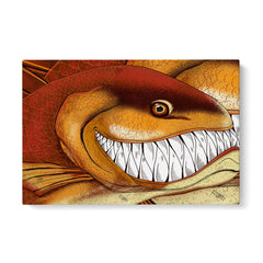 Maxcorners Funny Redfish fishing art Matte Canvas Redfish fish wall art LM0101