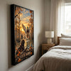 Maxcorners Wildlife Hunting Moose Bear Turkey Sunset Wilderness Personalized Canvas Wall Art