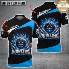 Maxcorners Bowling Flaming Evil Ball Multicolor Personalized 3D Shirt