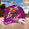 (7 Colors) Maxcorners Trap & Skeet Shooting Flaming Clay Target American Eagle Personalized Name 3D Cap