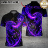 Maxcorners Bowling & Pins Flame Rising Phoenix Customized Name, Team Name 3D Shirt (4 Colors)
