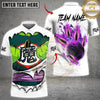 Maxcorners Bowling Green Monster Rip Flame Strike Multicolor Customized Name, Team Name 3D Shirts