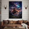 Maxcorners Duck Hunting Labrador Mallard Autumn Wetlands Personalized Canvas Wall Art