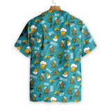 Maxcorners Hockey Beer Hawaiian Shirt