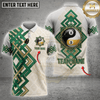 Maxcorners Yin Yang Eight Ball Geometric Patterned Pool Apparel Multicolor Customized Name, Team Name 3D Shirts