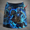 Maxcorners Darts Lightning Dark Knight Horse Personalized 3D Skirts With Shorts