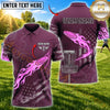 Maxcorners Disc Golf Flying Disc & Basket Graphic with Dynamic Swirl and Motion Lines Multicolor Customized Name, Team Name 3D Shirts