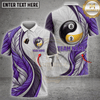 Maxcorners Yin Yang Eight Ball Dynamic Swirl Pool Jersey Multicolor Customized Name, Team Name 3D Shirts