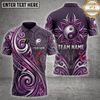 Maxcorners Yin Yang Eight Ball Spiral Motion Pool Shirt Multicolor Customized Name, Team Name 3D Shirts
