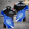 Maxcorners Darts Flaming Multicolor Customized Name, Team Name 3D Shirts 2