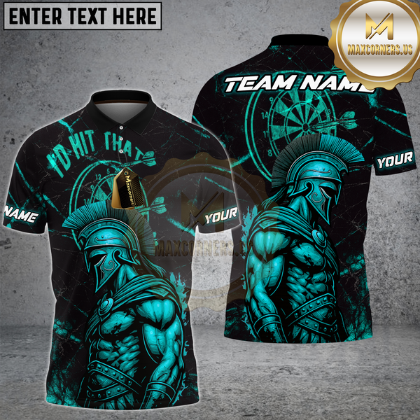 Maxcorners Dart Spartan Shirt I'd Hit That Design Multioptions Personalized Name, Team Name Unisex 3D Shirt (4 Colors)