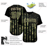 Maxcorners Custom Royal White-Red 3D American Flag Premium Baseball Jersey LM0210