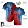 Maxcorners Custom Black Camo USA Flag-City Cream Premium Baseball Jersey LM0210