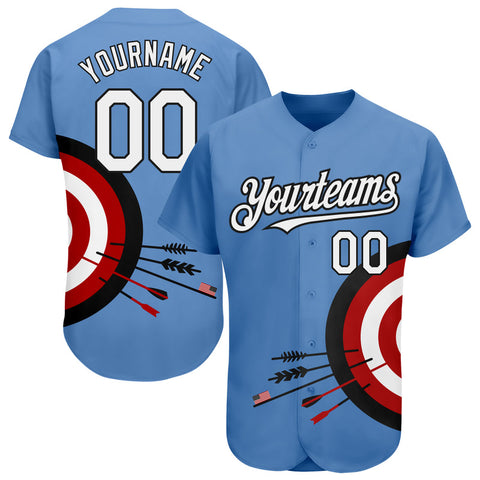 Maxcorners Dart Board 3D Pattern Design Baseball Jersey 3D Shirt