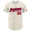 Maxcorners Custom Black Fire Red-Royal 3D Patriotic American Flag And Muscle Car Premium Baseball Jersey LM0210