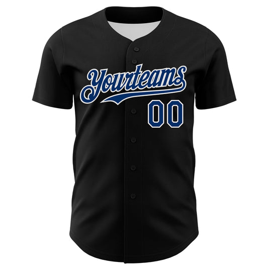 Maxcorners Custom White Red-Royal 3D Patriotic American Flag Premium Baseball Jersey LM0210