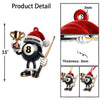 Maxcorners Custom Name Billiard Ornament, Billiard Lover Christmas Gift8 2D Flat LM2111