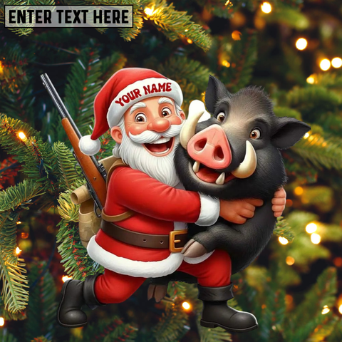 Maxcorners Hunter Home Decor, Christmas Ornament, Personalized Ornament