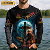 Maxcorners I Like Fishing And Believe In Jesus SPF Shirt For Men, Christian Fishing, Gift For Fisherman